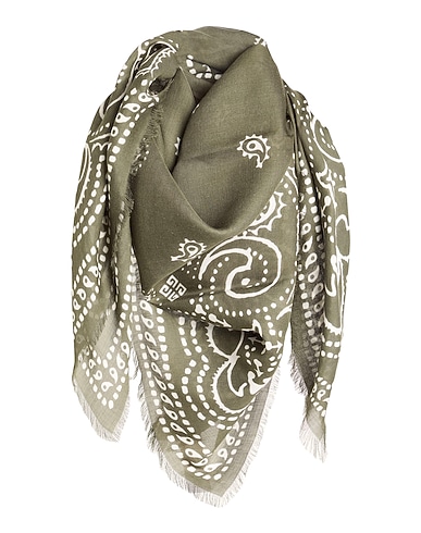 GIVENCHY Scarves and foulards Military green 90% Modal, 10% Cashmere