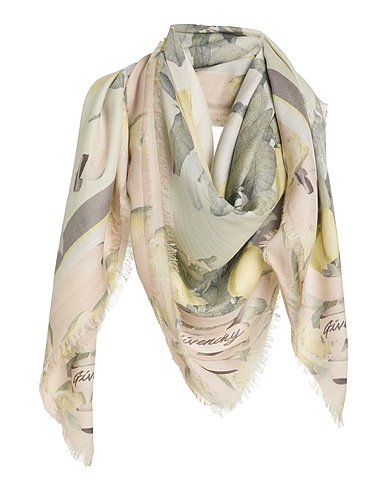 GIVENCHY Scarves and foulards Sage green 90% Modal, 10% Cashmere