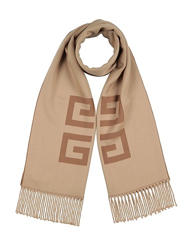 GIVENCHY Scarves and foulards Camel 100% Virgin Wool