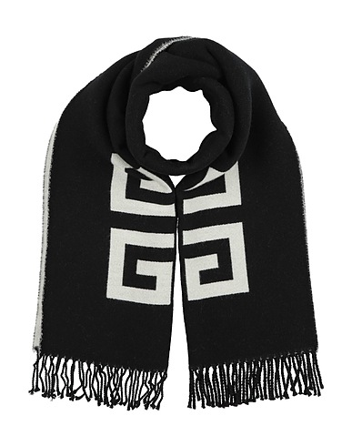 GIVENCHY Scarves and foulards Black 100% Virgin Wool