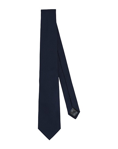 LANVIN Krawatten und Fliegen Nachtblau 100% Seide