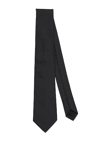 LANVIN Ties and bow ties Black 83% Silk, 11% Metallic fiber, 6% Polyamide