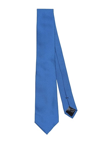 LANVIN Ties and bow ties Bright blue 100% Silk