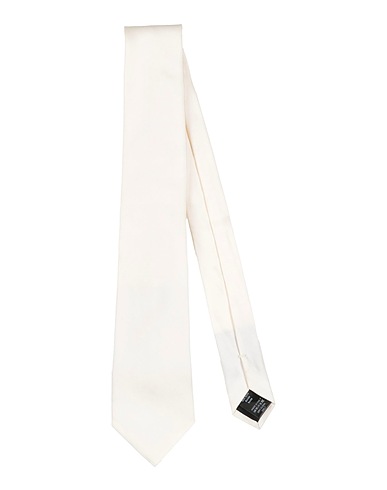 LANVIN Ties and bow ties Cream 100% Silk