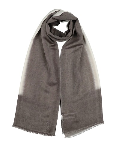 CARACTÈRE Scarves and foulards Dark brown 55% Modal, 45% Wool
