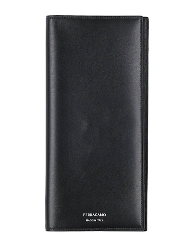 FERRAGAMO Wallet Black Calfskin