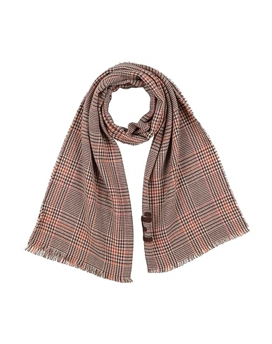 CARACTÈRE Scarves and foulards Brown 100% Wool