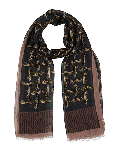 BORSALINO Scarves and foulards Black 90% Modal, 10% Cashmere