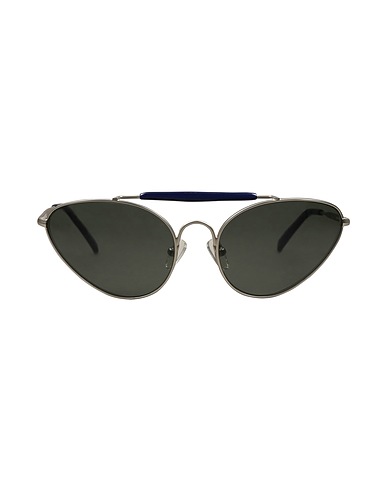LINDA FARROW x DRIES VAN NOTEN Sunglasses Silver Metal