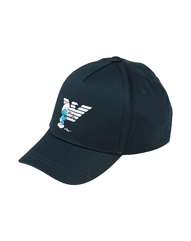 EMPORIO ARMANI Cappello X THE SMURFS Blu notte 100% Cotone organico