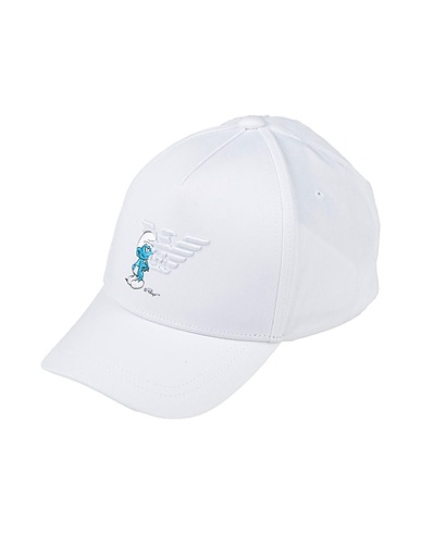 EMPORIO ARMANI Cappello X THE SMURFS Bianco 100% Cotone organico