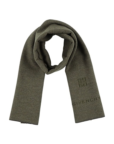 GIVENCHY Scarves and foulards Military green 65% Wool, 35% Cashmere