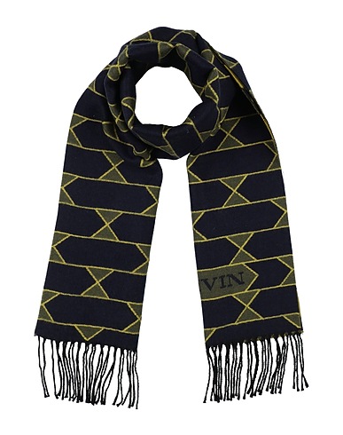 LANVIN Scarves and foulards Midnight blue 100% Wool