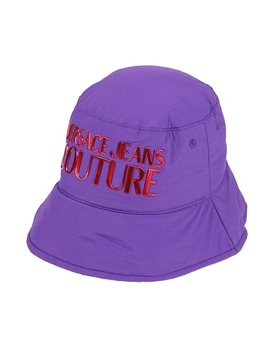 VERSACE JEANS COUTURE Hat Purple 100% Polyamide