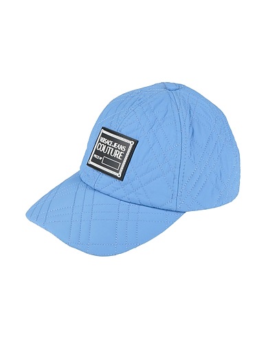 VERSACE JEANS COUTURE Hat Light blue 100% Polyamide