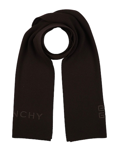 GIVENCHY Scarves and foulards Dark brown 70% Wool, 30% Cashmere
