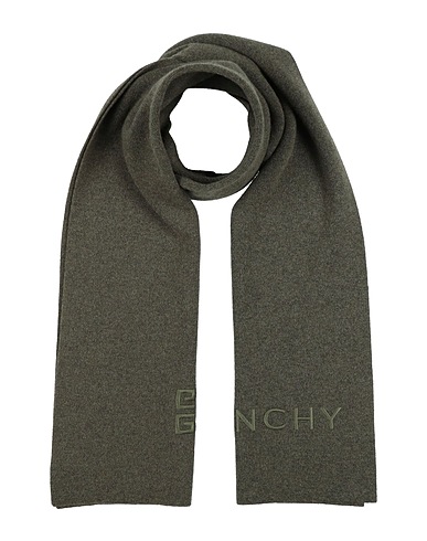 GIVENCHY Sciarpe e foulard Verde militare 70% Lana, 30% Cachemire