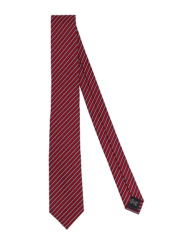 ZEGNA Ties and bow ties Burgundy 100% Silk