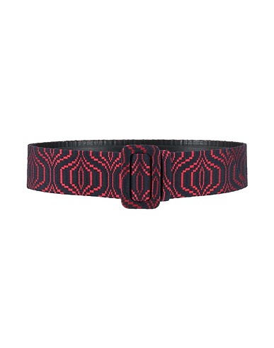 LA DOUBLE J High-waist belt Red 31% Wool, 31% Acrylic, 25% Recycled polyester, 13% Polyester