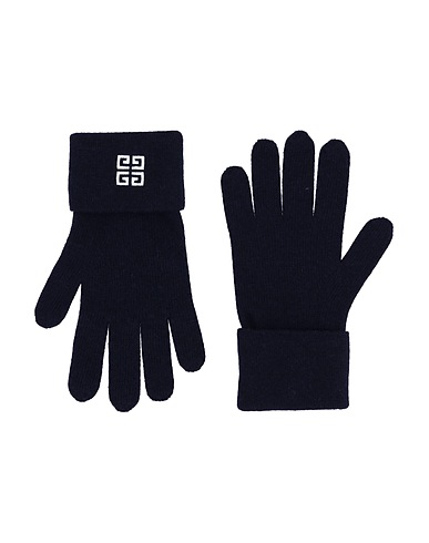 GIVENCHY Handschuhe Nachtblau 70% Wolle, 30% Kaschmir