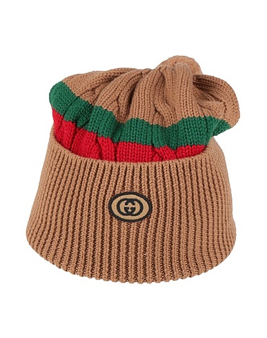 GUCCI Hat Camel 100% Wool