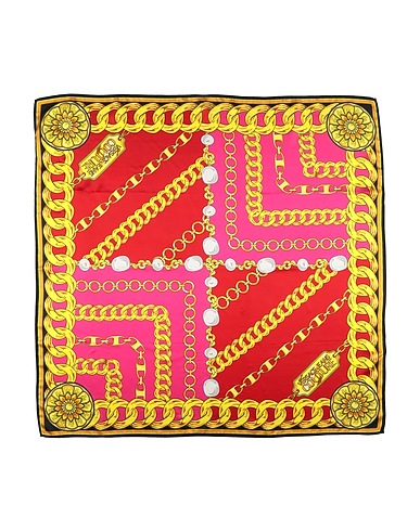 VERSACE JEANS COUTURE Scarves and foulards Red 100% Silk