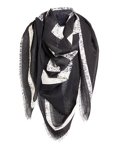 GIVENCHY Scarves and foulards Black 65% Cashmere, 35% Silk