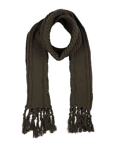 JACOB COHЁN Scarves and foulards Military green 100% Virgin Wool