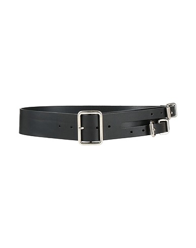 ANDREA YA' AQOV High-waist belt Black Leather