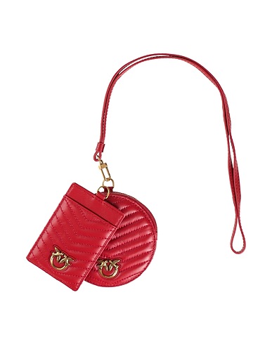 PINKO PICCOLA PELLETTERIA Rosso Pelle di pecora