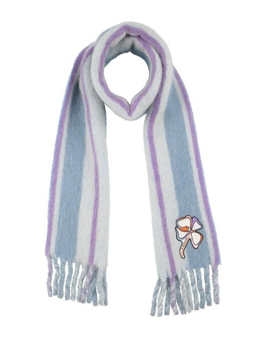 LANVIN Scarves and foulards Light blue 40% Wool, 20% Polyamide, 20% Alpaca wool, 20% Mohair wool
