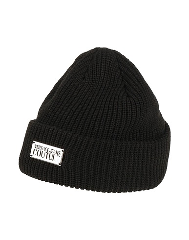 VERSACE JEANS COUTURE Cappello Nero 60% Poliestere, 40% Acrilico