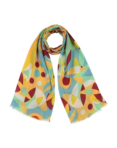 FEDELI Bufandas y fulares Amarillo 100% Cachemir