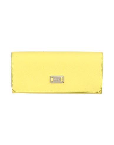 TOD'S Wallet Pastel yellow Leather