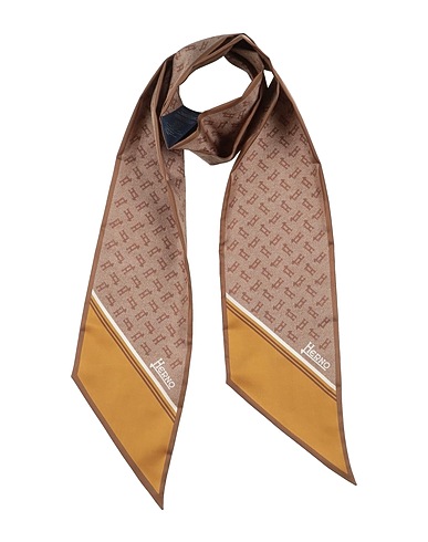 HERNO Sciarpe e foulard Marrone 100% Seta