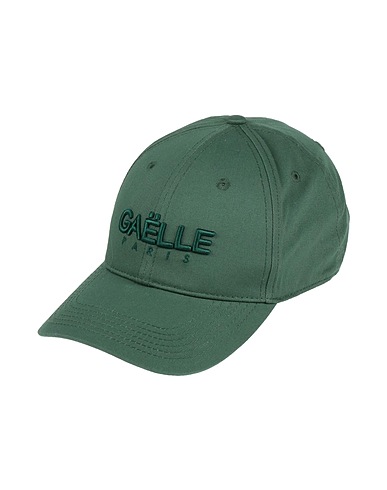 GAëLLE Paris Hat Dark green 100% Cotton