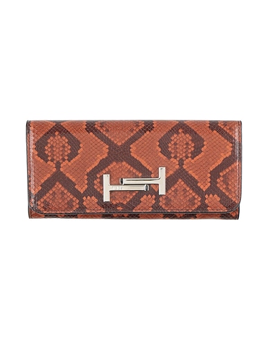 TOD'S Wallet Brown Leather