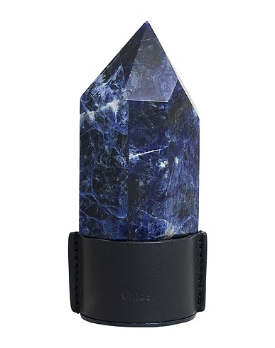 CHLOÉ Small object for Home Navy blue Sodalite, Brass, Calfskin