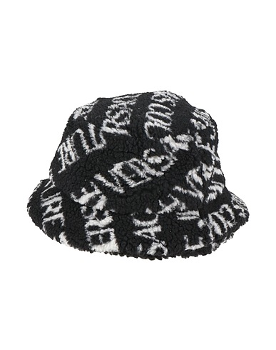 VERSACE JEANS COUTURE Hat Black 68% Polyester, 32% Acrylic