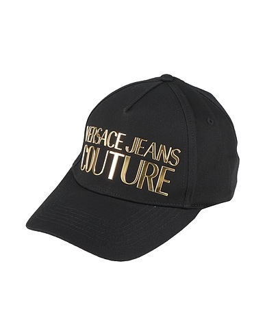VERSACE JEANS COUTURE Hat Black 100% Cotton