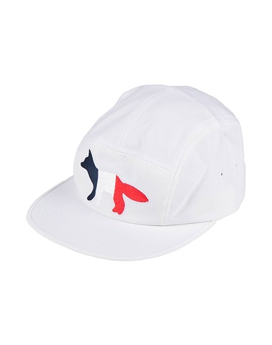 MAISON KITSUNÉ Hat White 65% Cotton, 35% Polyester