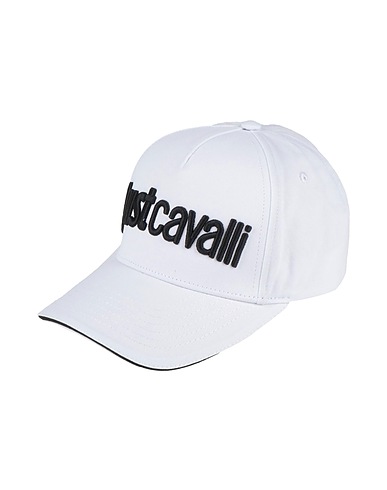 JUST CAVALLI 모자 화이트 100% 코튼
