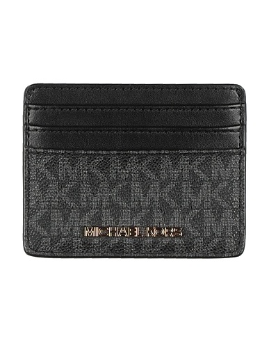 MICHAEL MICHAEL KORS Small Leather Goods Black 90% PVC - Polyvinyl chloride, 9% Polyester, 1% Polyurethane
