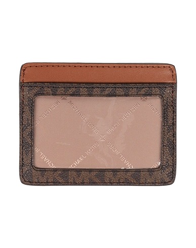MICHAEL MICHAEL KORS Petite maroquinerie Marron 90% PVC - Polychlorure de vinyle, 9% Polyester, 1% Polyuréthane
