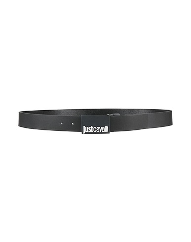 JUST CAVALLI Leather belt Black Leather