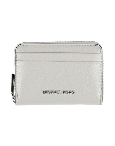 MICHAEL MICHAEL KORS Portafoglio Grigio chiaro Pelle