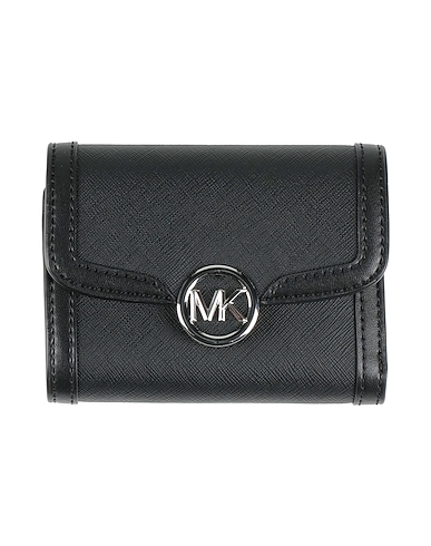 MICHAEL MICHAEL KORS Wallet Black 89% PVC - Polyvinyl chloride, 11% Polyester