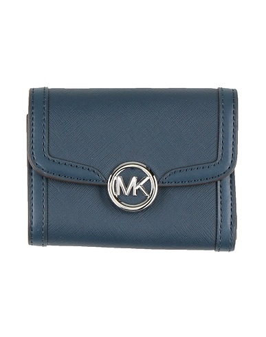 MICHAEL MICHAEL KORS Wallet Midnight blue 89% PVC - Polyvinyl chloride, 11% Polyester