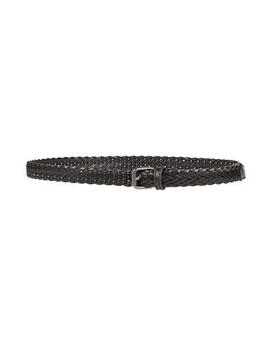 LIU •JO MAN Leather belt Black Leather