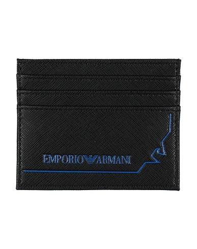 EMPORIO ARMANI Small Leather Goods Black Leather